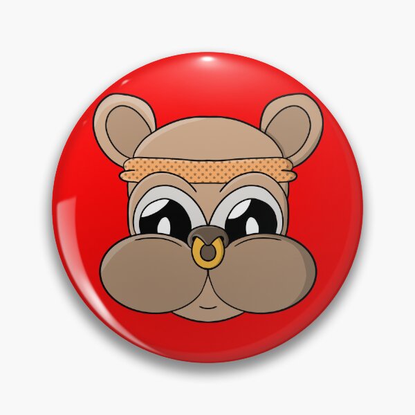 Item preview, Cute bear with piercing designed and sold by shopdiego.