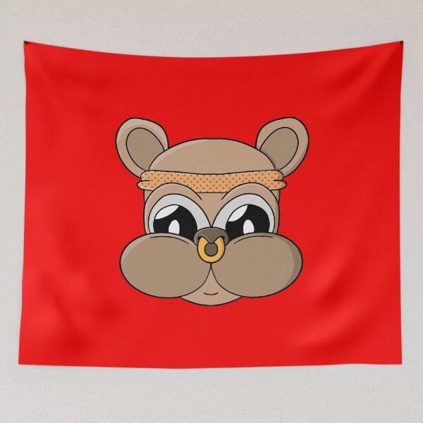 Item preview, Cute bear with piercing designed and sold by shopdiego.