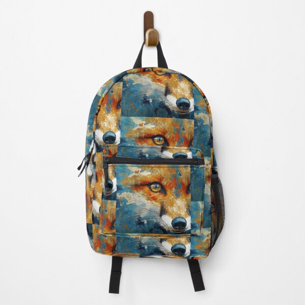 Item preview, Fiery Fox – Wild Gaze in Brushstrokes designed and sold by caracatita75.