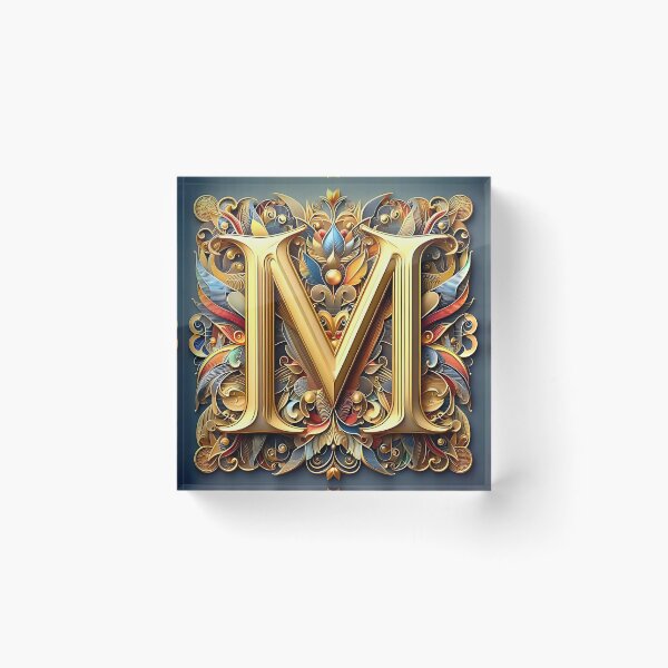 Item preview, My name starts with M #pattern #patterns #unique designed and sold by Propc.