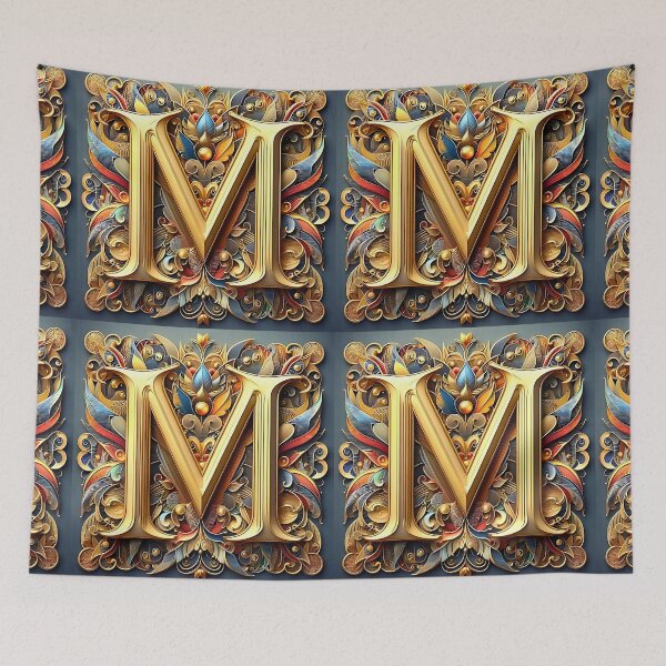 Item preview, My name starts with M #pattern #patterns #unique designed and sold by Propc.