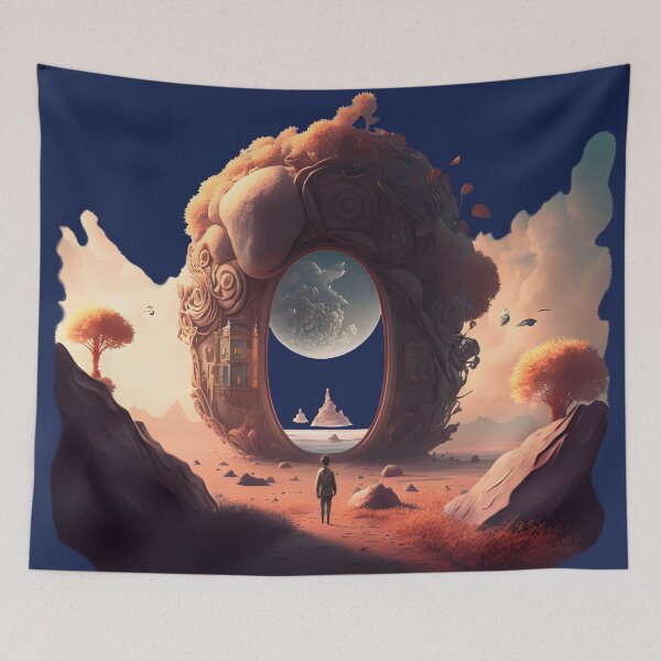 Item preview, Cosmic Child. Futuristic Sci Fi Portal design. designed and sold by Shoot-The-Moon.
