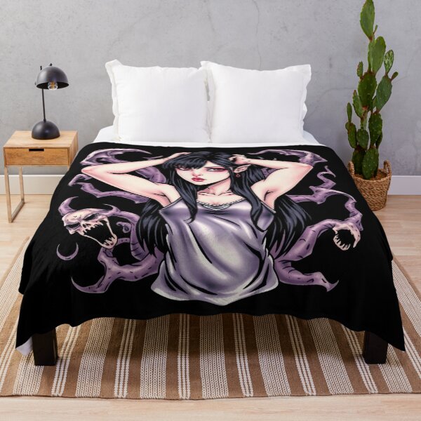 Item preview, Cute Gothic Goth Vampire Horror Girl Tattoo style illustration with demons designed and sold by Vintage Designs +.