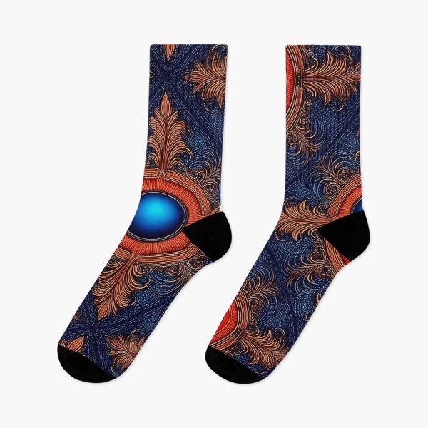 Item preview, Navy blue and Orange 5 designed and sold by Katharos Creations.