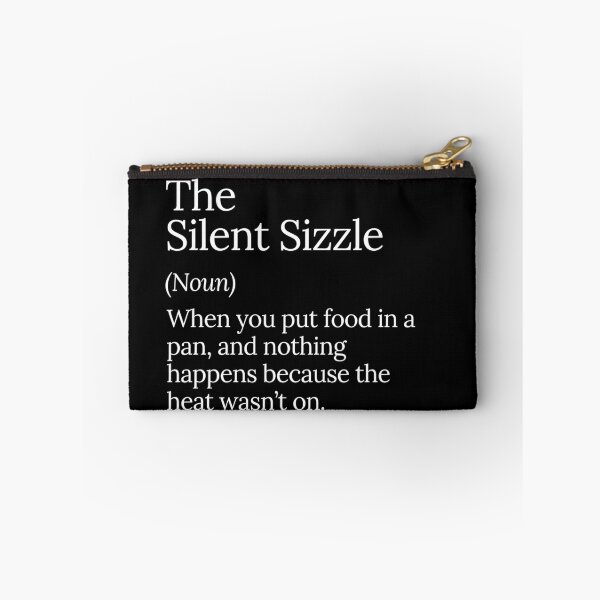 Item preview, The Silent Sizzle Funny Cooking Fail designed and sold by MuzamilAhmed.