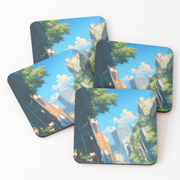 Item preview, Dreamy Lofi City Background designed and sold by bapupa.