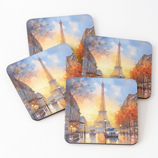 Item preview, A quiet scene in Paris at sunrise - Landscape oil painting designed and sold by TheArtistOf2022.