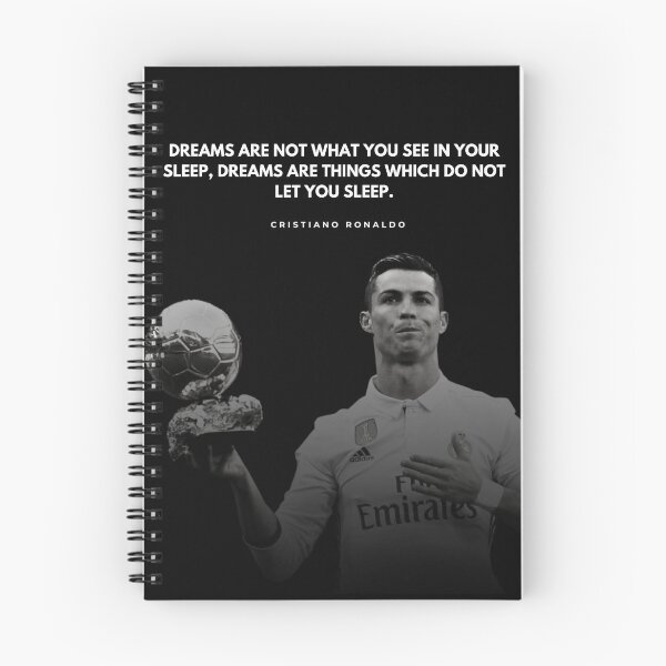 Item preview, Cristiano Ronaldo Motivational Quote Portrait designed and sold by SuccessInsanity.
