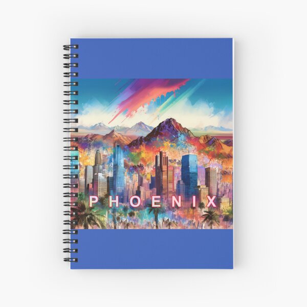 Item preview, Phoenix Skyline Colorful Abstract Graffiti Art - Vibrant Urban Street Style designed and sold by Phat Dog Designs .