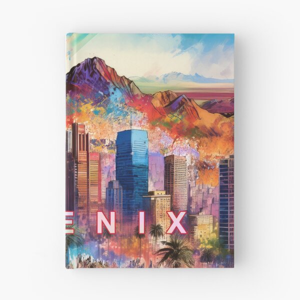 Item preview, Phoenix Skyline Colorful Abstract Graffiti Art - Vibrant Urban Street Style designed and sold by Phat Dog Designs .