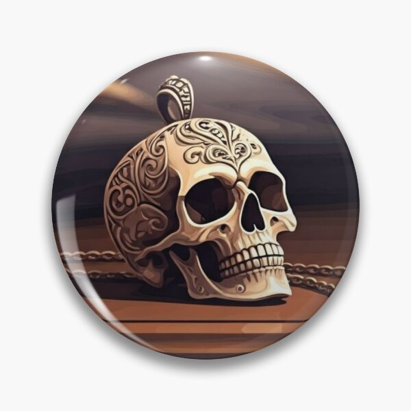 Item preview, Illustrated Skull with chain designed and sold by chudyj.