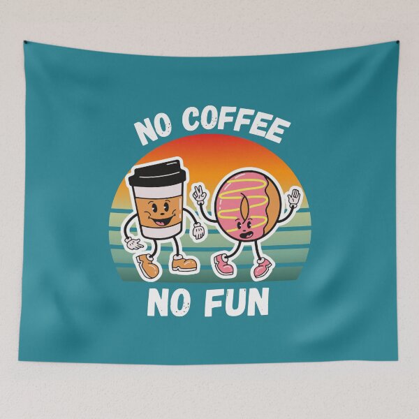 Item preview, No Coffee. No Fun. designed and sold by MyHappyArtShop.