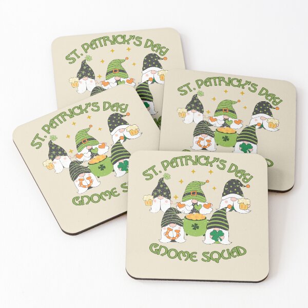Item preview, St Patrick's Day Gnome Squad - Irish Bearded Clan - Distressed designed and sold by FaeryNuff.