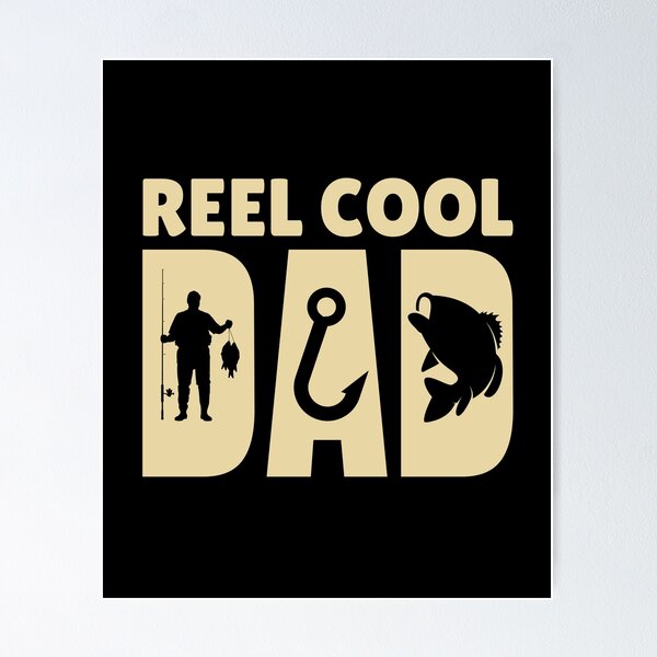 Item preview, Carrete de pesca Cool Dad designed and sold by MaxOutDesign.
