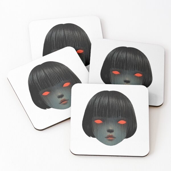 Item preview, Free Hugs. Funny scary creepy girl design. designed and sold by Shoot-The-Moon.