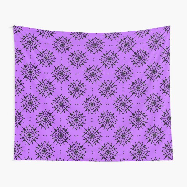 Item preview, Purple and Black Web Pattern designed and sold by The Mystical Quirk.