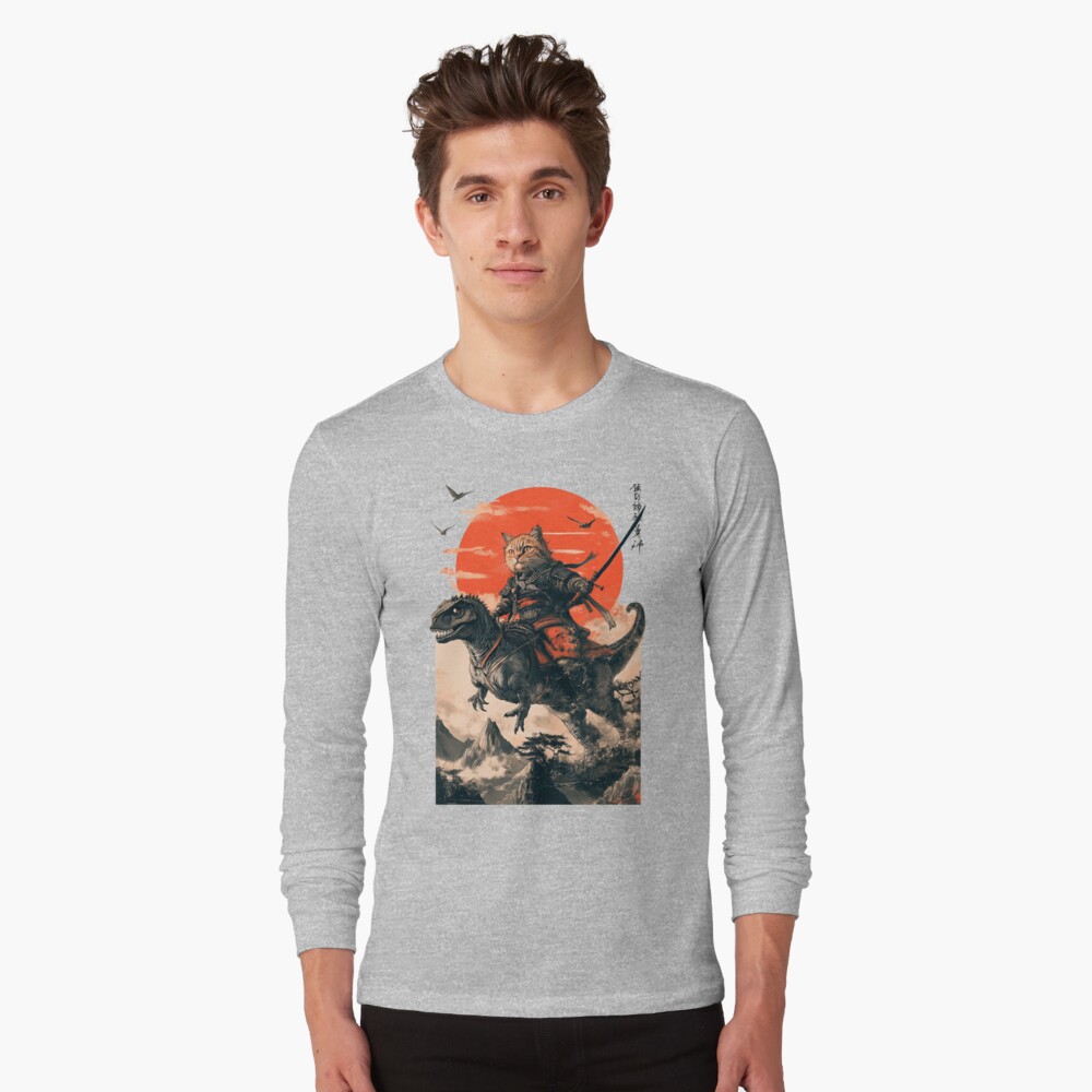 Item preview, Long Sleeve T-Shirt designed and sold by TheSamuraiCat.