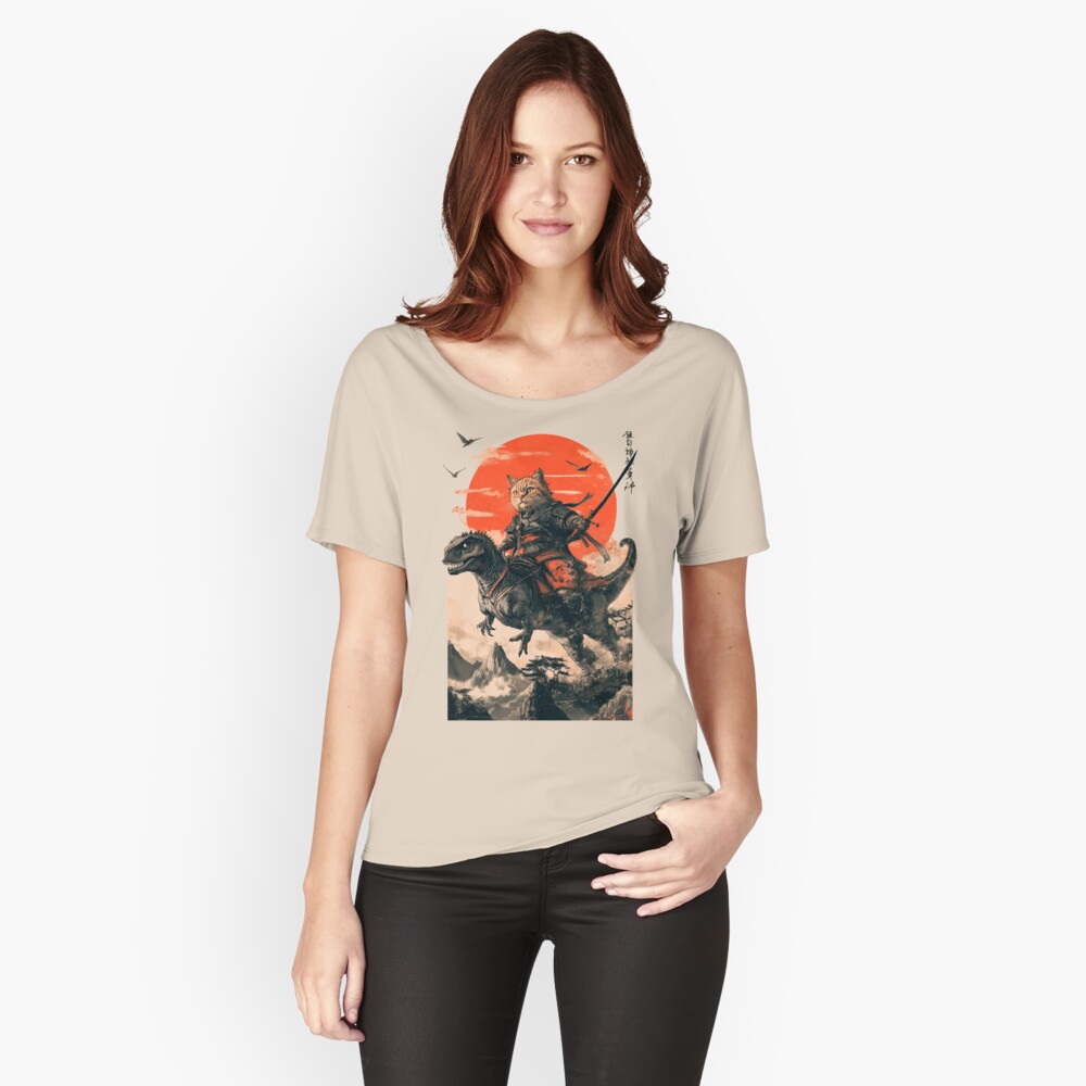 Item preview, Relaxed Fit T-Shirt designed and sold by TheSamuraiCat.