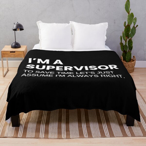 Item preview, Supervisors And Managers Funny Work Saying designed and sold by CuteLovelyDesigns.