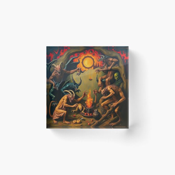 Item preview, The Denizen Demons of Hell a Hellscape cool design designed and sold by Vintage Designs +.