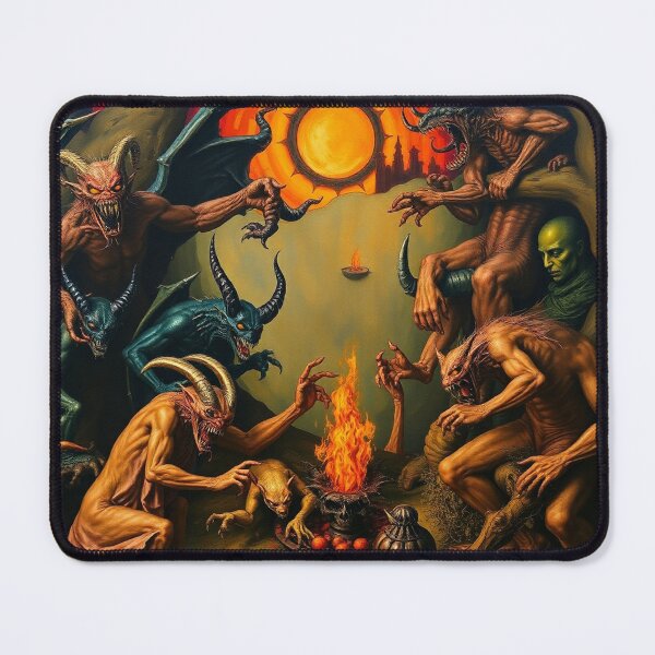 Item preview, The Denizen Demons of Hell a Hellscape cool design designed and sold by Vintage Designs +.