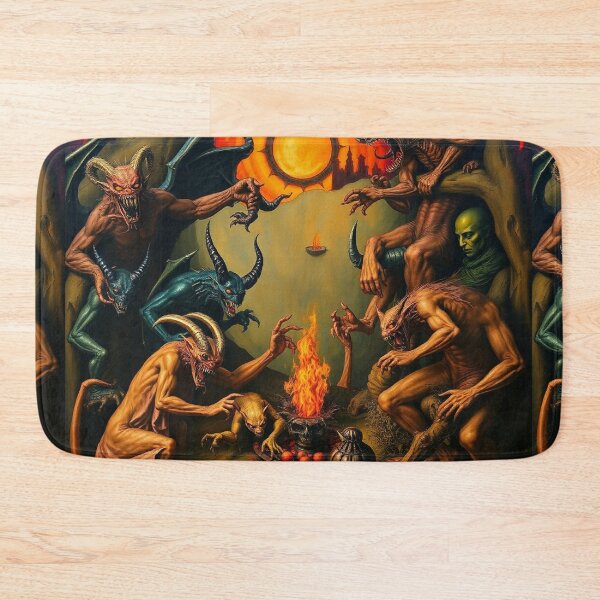 Item preview, The Denizen Demons of Hell a Hellscape cool design designed and sold by Vintage Designs +.