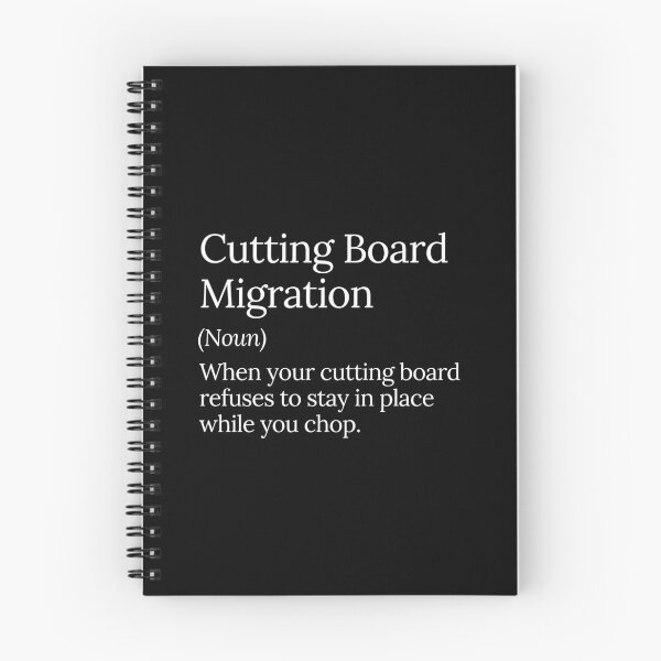 Item preview, Cutting Board Migration Funny Kitchen designed and sold by MuzamilAhmed.