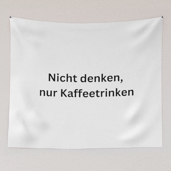 Item preview, Don't think, just drink coffee - Funny saying for coffee lovers designed and sold by Pinfinest.