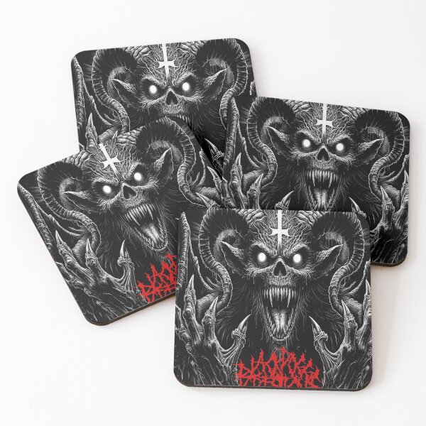 Item preview, Black Metal & Death Metal Horror – Demonic Skull, Doom & Stoner Metal Classic T-Shirt inspired design with demons, skulls, skeletons and satanic Classic T-Shirt designed and sold by blackdoggdesign.