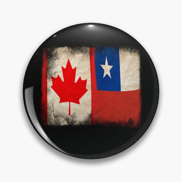 Item preview, Canadian Flag and Chile flag Pride Wear Design. Chilean designed and sold by LovelyHappyGift.