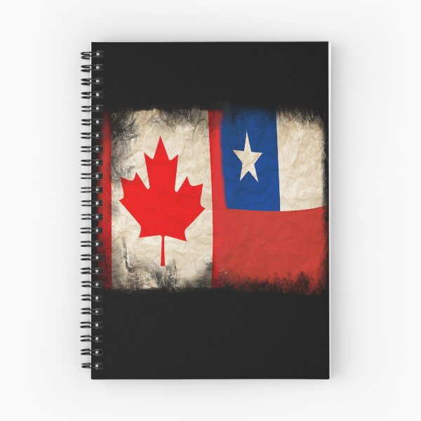 Item preview, Canadian Flag and Chile flag Pride Wear Design. Chilean designed and sold by LovelyHappyGift.