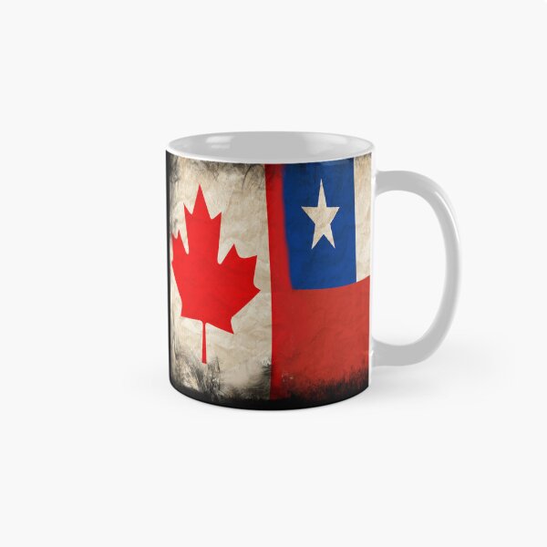 Item preview, Canadian Flag and Chile flag Pride Wear Design. Chilean designed and sold by LovelyHappyGift.