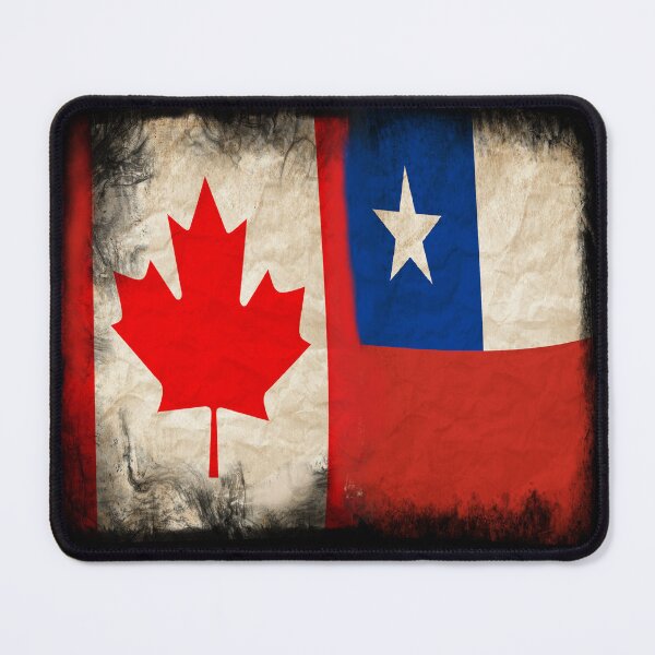 Item preview, Diseño de ropa de orgullo con la bandera de Canadá y la bandera de Chile. Chile designed and sold by LovelyHappyGift.