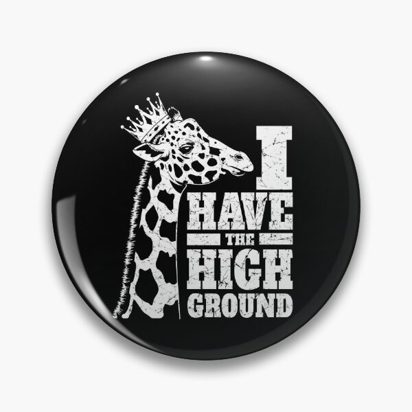 Item preview, I Have The High Ground - Giraffe with a Crown designed and sold by AnAzArt.