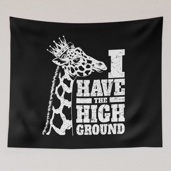 Item preview, I Have The High Ground - Giraffe with a Crown designed and sold by AnAzArt.