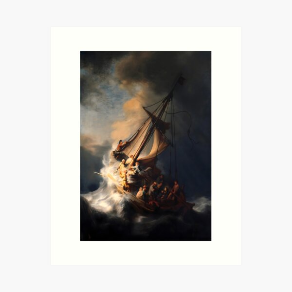 Item preview, The Storm on the Sea of Galilee - Rembrandt designed and sold by irynaartbyim.