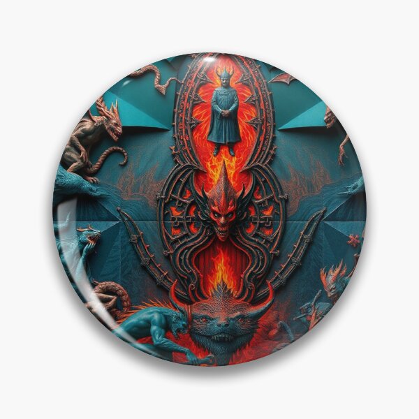 Item preview,  The Denizen Demons of Hell a Hellscape cool design designed and sold by Vintage Designs +.