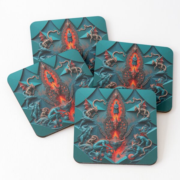 Item preview,  The Denizen Demons of Hell a Hellscape cool design designed and sold by Vintage Designs +.