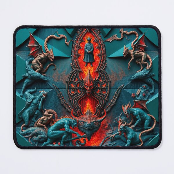 Item preview, The Denizen Demons of Hell a Hellscape cool design designed and sold by Vintage Designs +.