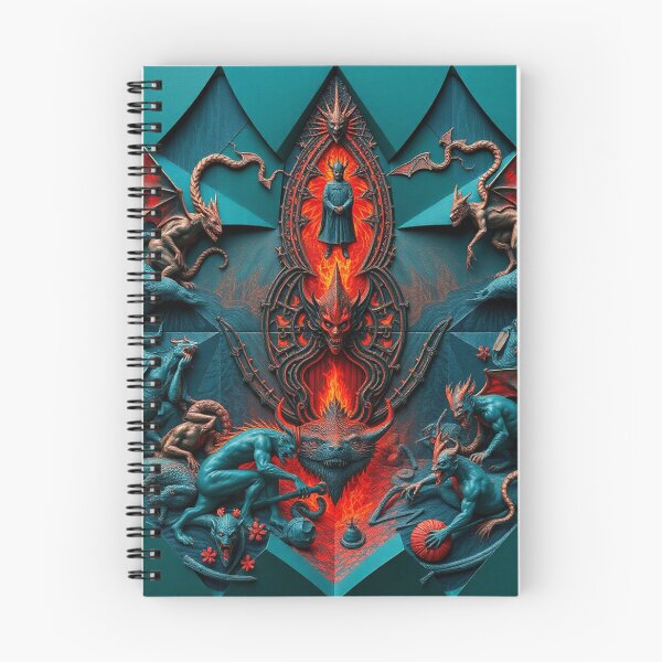 Item preview,  The Denizen Demons of Hell a Hellscape cool design designed and sold by Vintage Designs +.