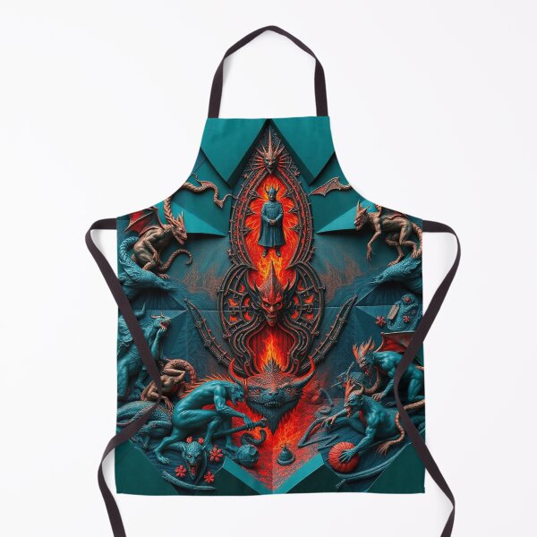 Item preview,  The Denizen Demons of Hell a Hellscape cool design designed and sold by Vintage Designs +.