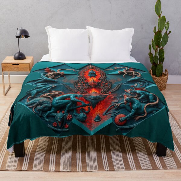 Item preview,  The Denizen Demons of Hell a Hellscape cool design designed and sold by Vintage Designs +.