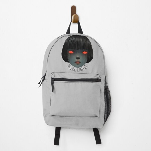 Item preview, Free Hugs. Funny scary creepy girl design. designed and sold by Shoot-The-Moon.