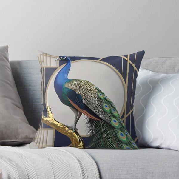Item preview, Mondrian Art - Peacocks designed and sold by CanvasCarousel.