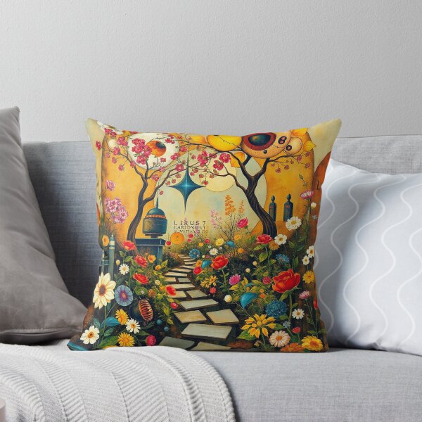 Item preview, A Beautiful Flower Garden painting inspired by Gustav Klimt designed and sold by Vintage Designs +.