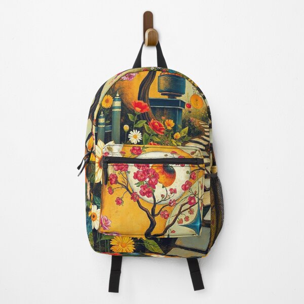 Item preview, A Beautiful Flower Garden painting inspired by Gustav Klimt designed and sold by Vintage Designs +.