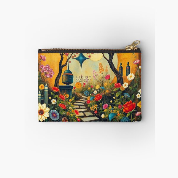 Item preview, A Beautiful Flower Garden painting inspired by Gustav Klimt designed and sold by Vintage Designs +.