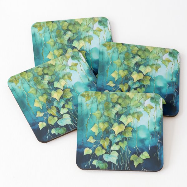 Item preview, watercolor ivy designed and sold by Valentina-V.