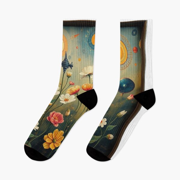 Item preview,  A Beautiful Flower Garden painting inspired by Gustav Klimt designed and sold by Vintage Designs +.