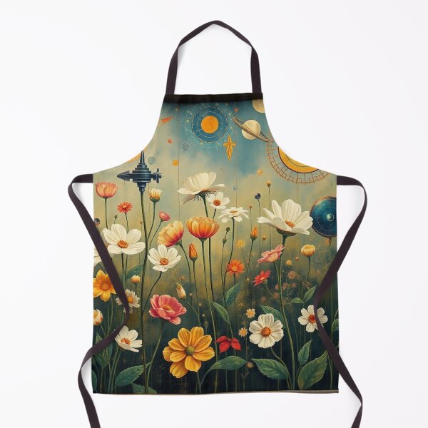Item preview,  A Beautiful Flower Garden painting inspired by Gustav Klimt designed and sold by Vintage Designs +.